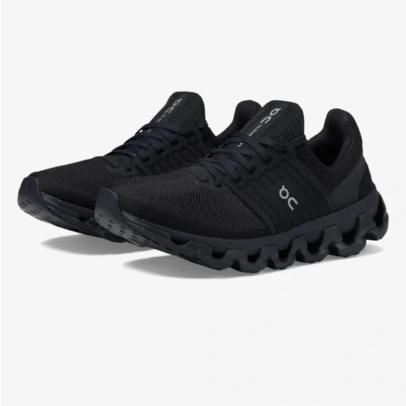 On Running Women's Cloudswift Athletic Shoes in Black - Picture 2 of 3